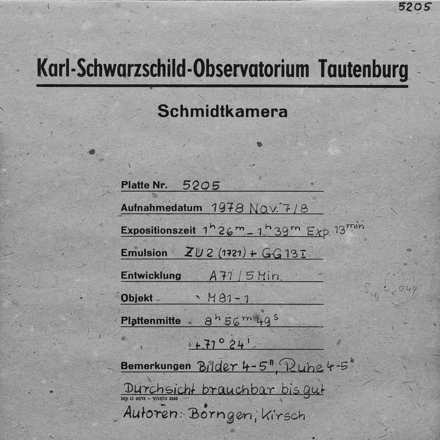 Plate envelope