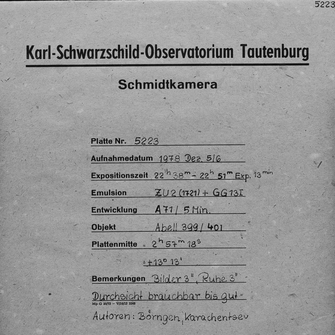 Plate envelope