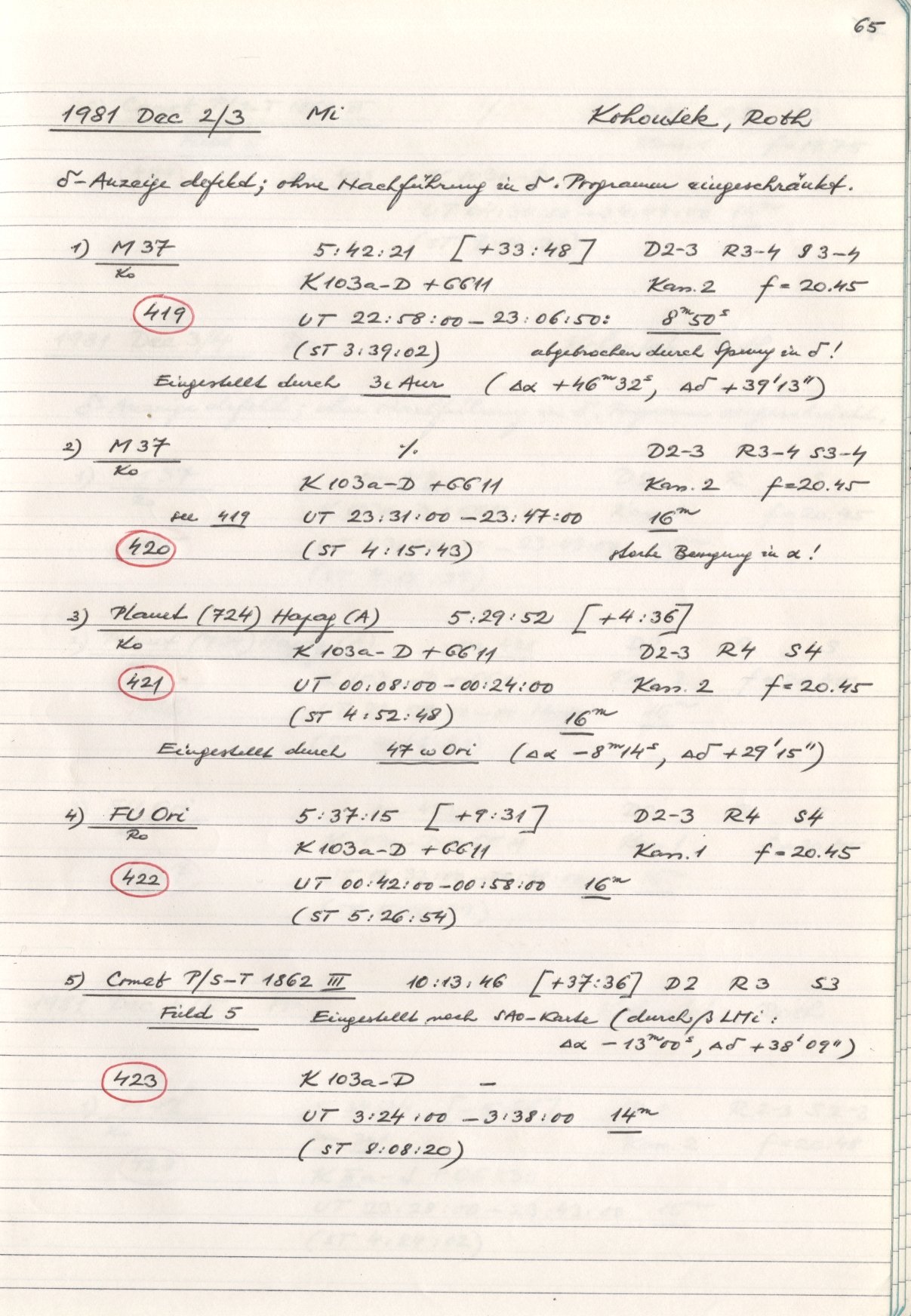 Logpage