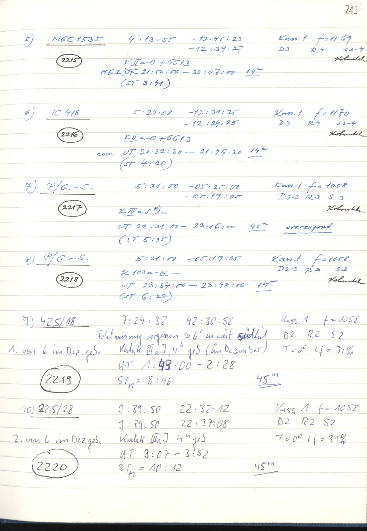 Logpage