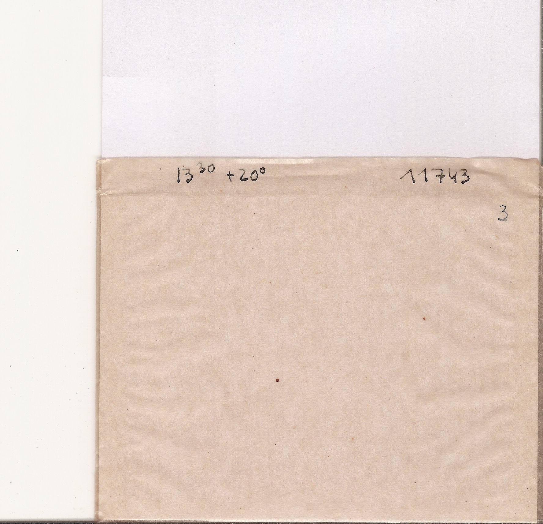 Plate envelope