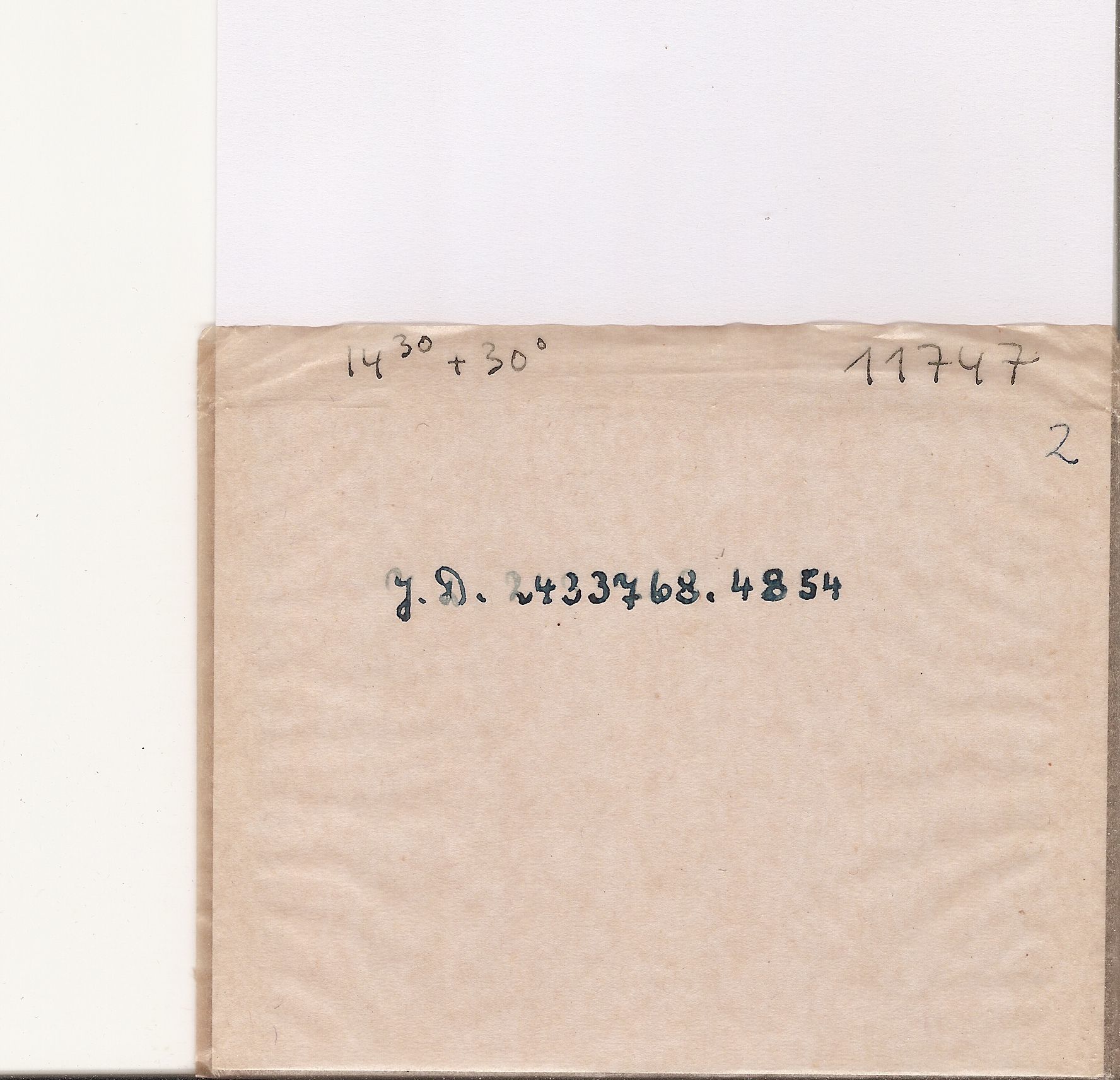Plate envelope