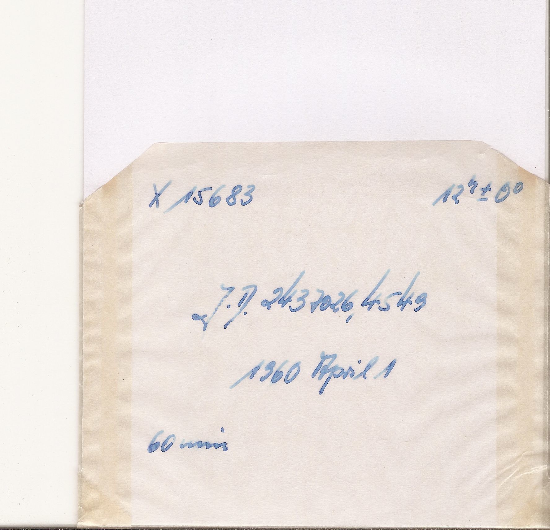 Plate envelope