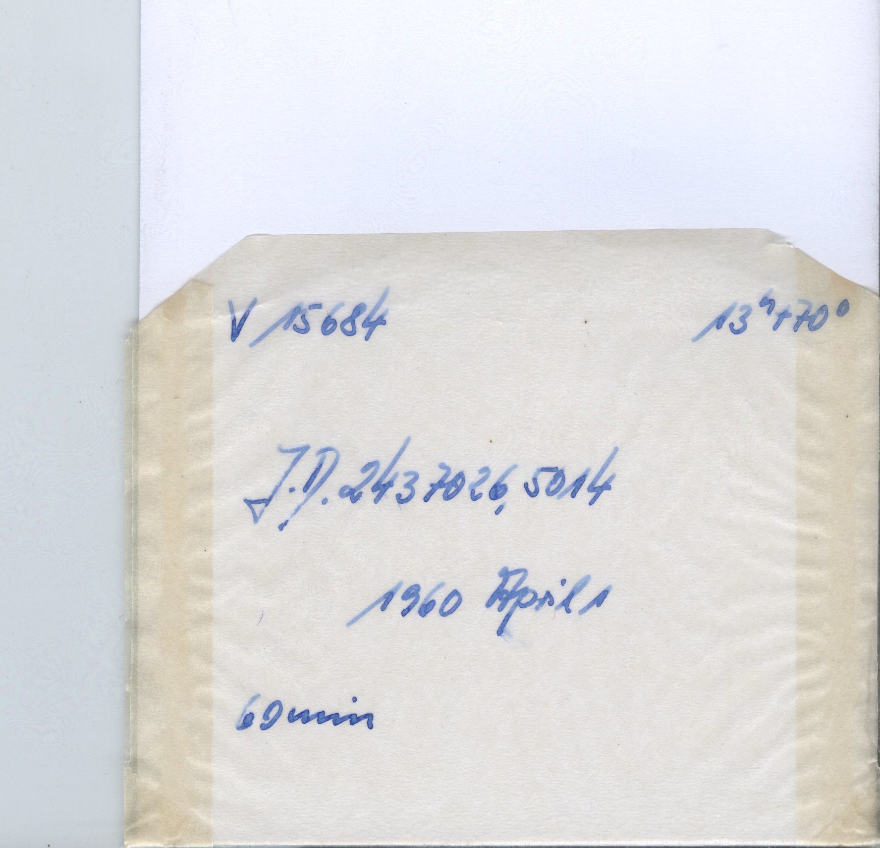 Plate envelope