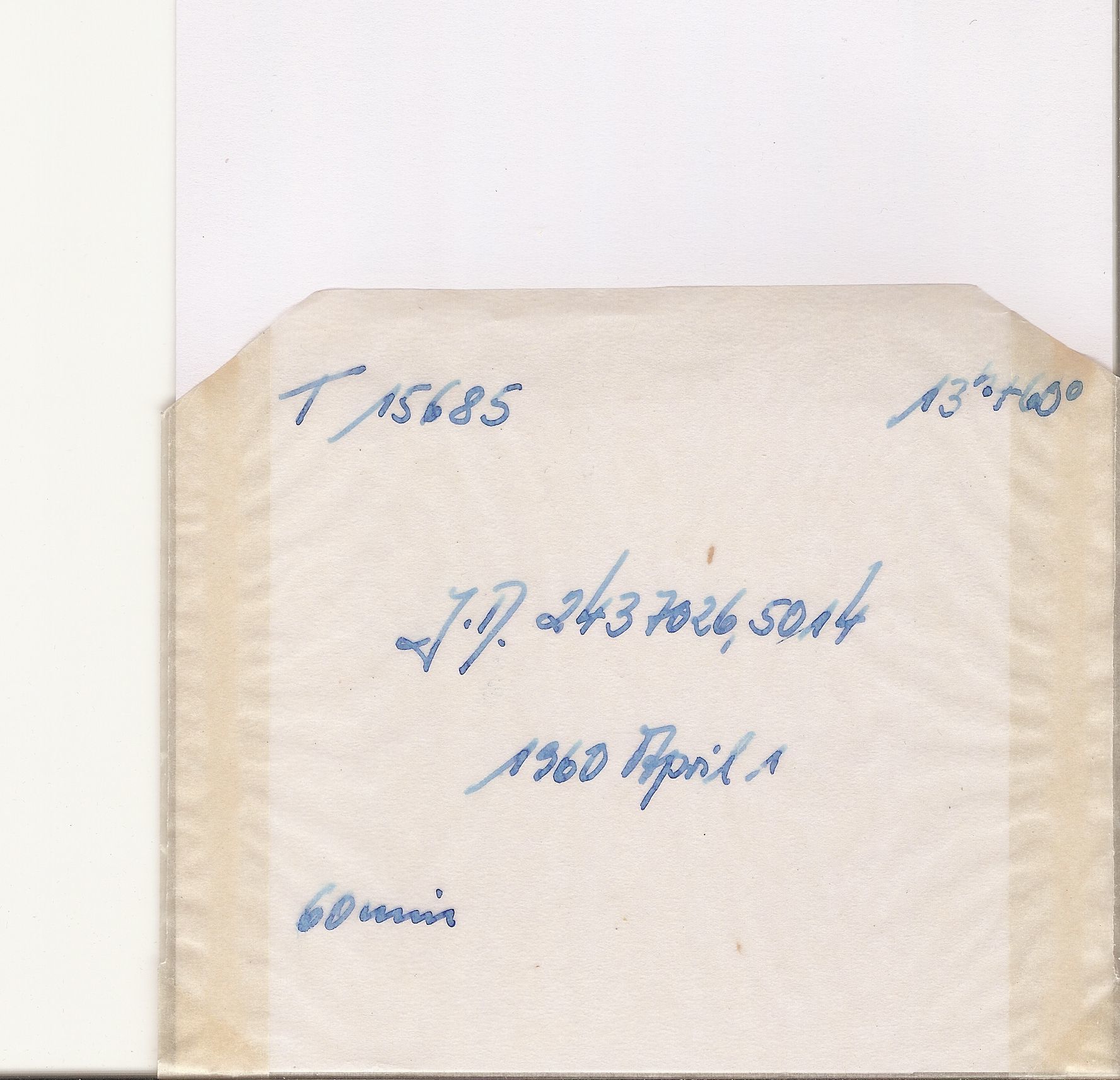 Plate envelope