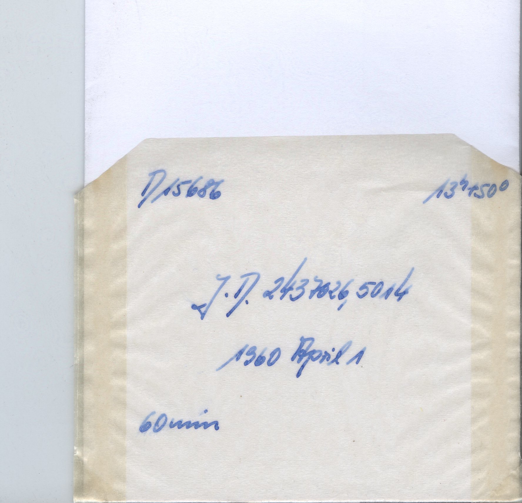 Plate envelope