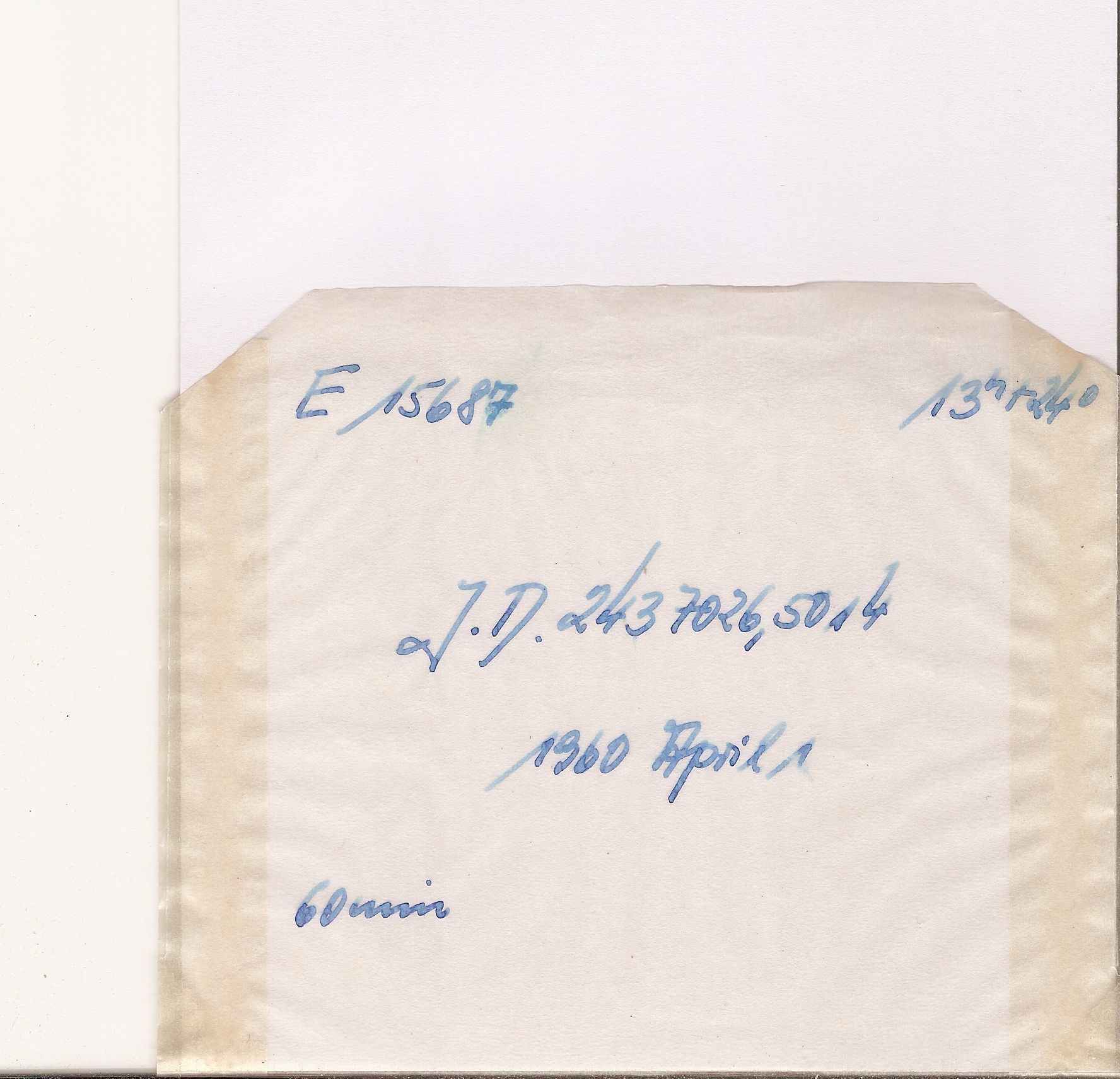 Plate envelope