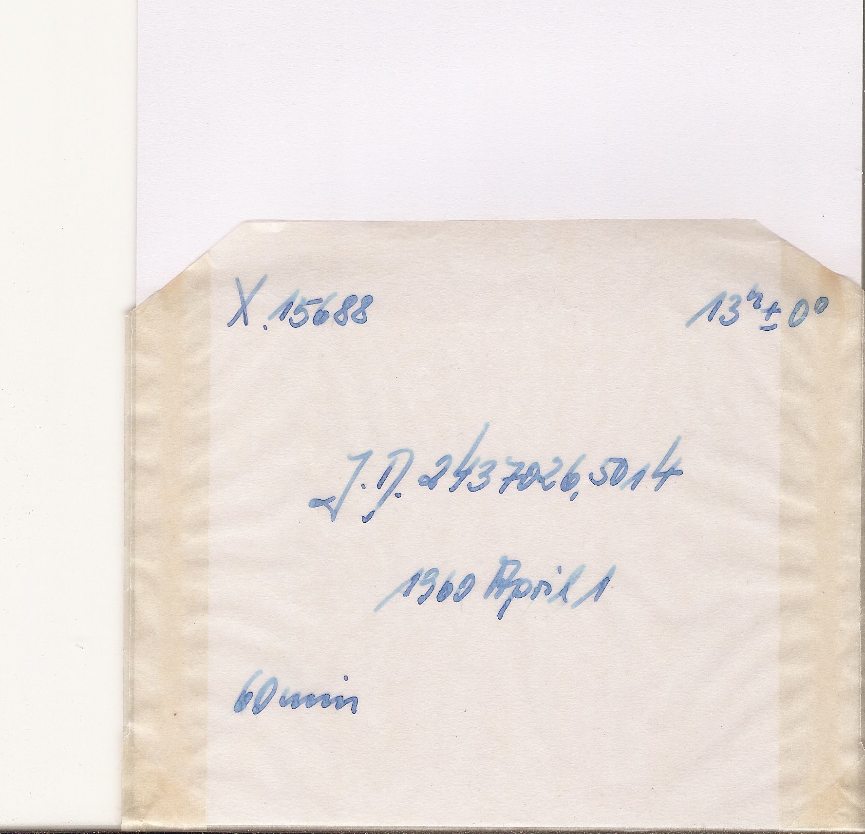 Plate envelope