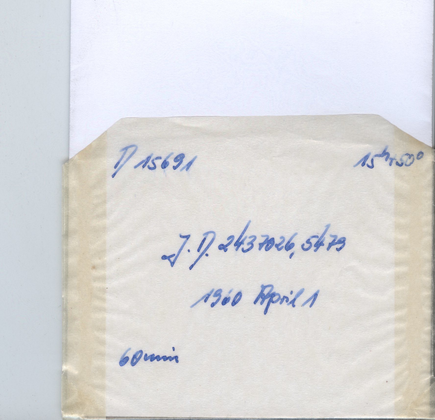 Plate envelope