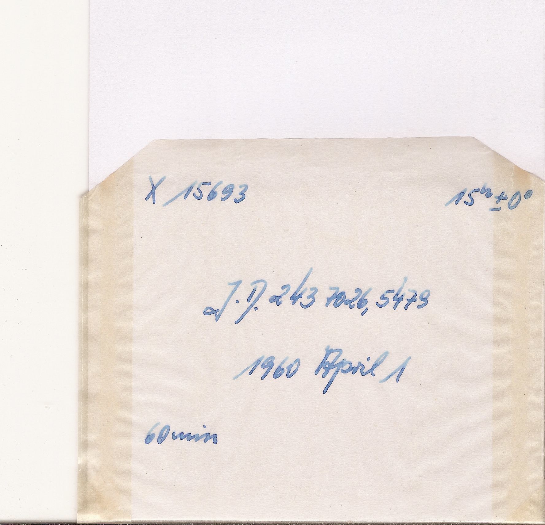 Plate envelope