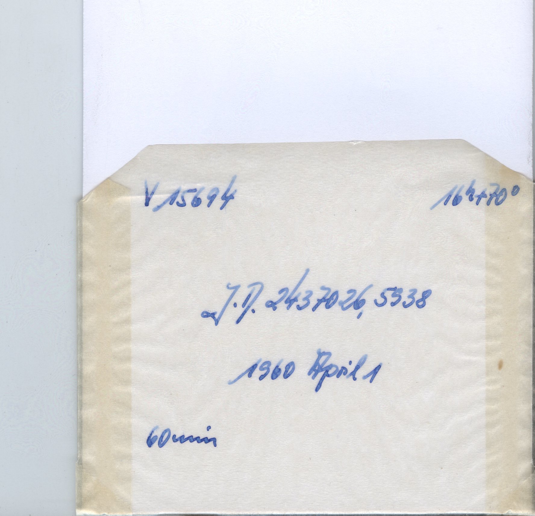 Plate envelope