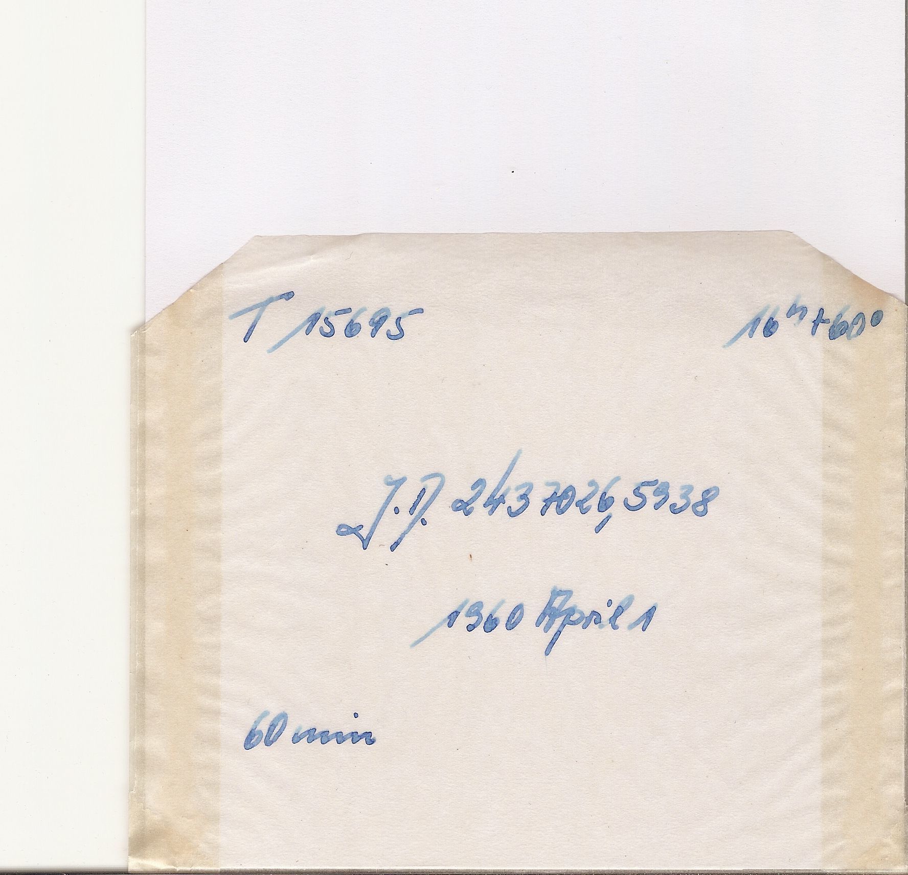 Plate envelope