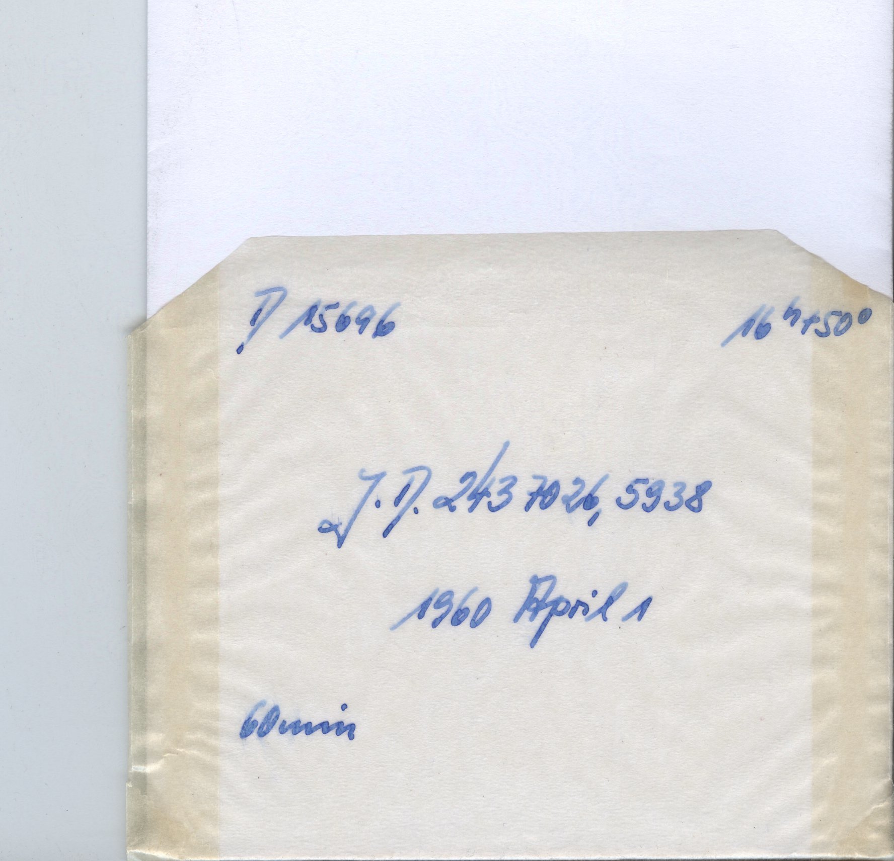 Plate envelope