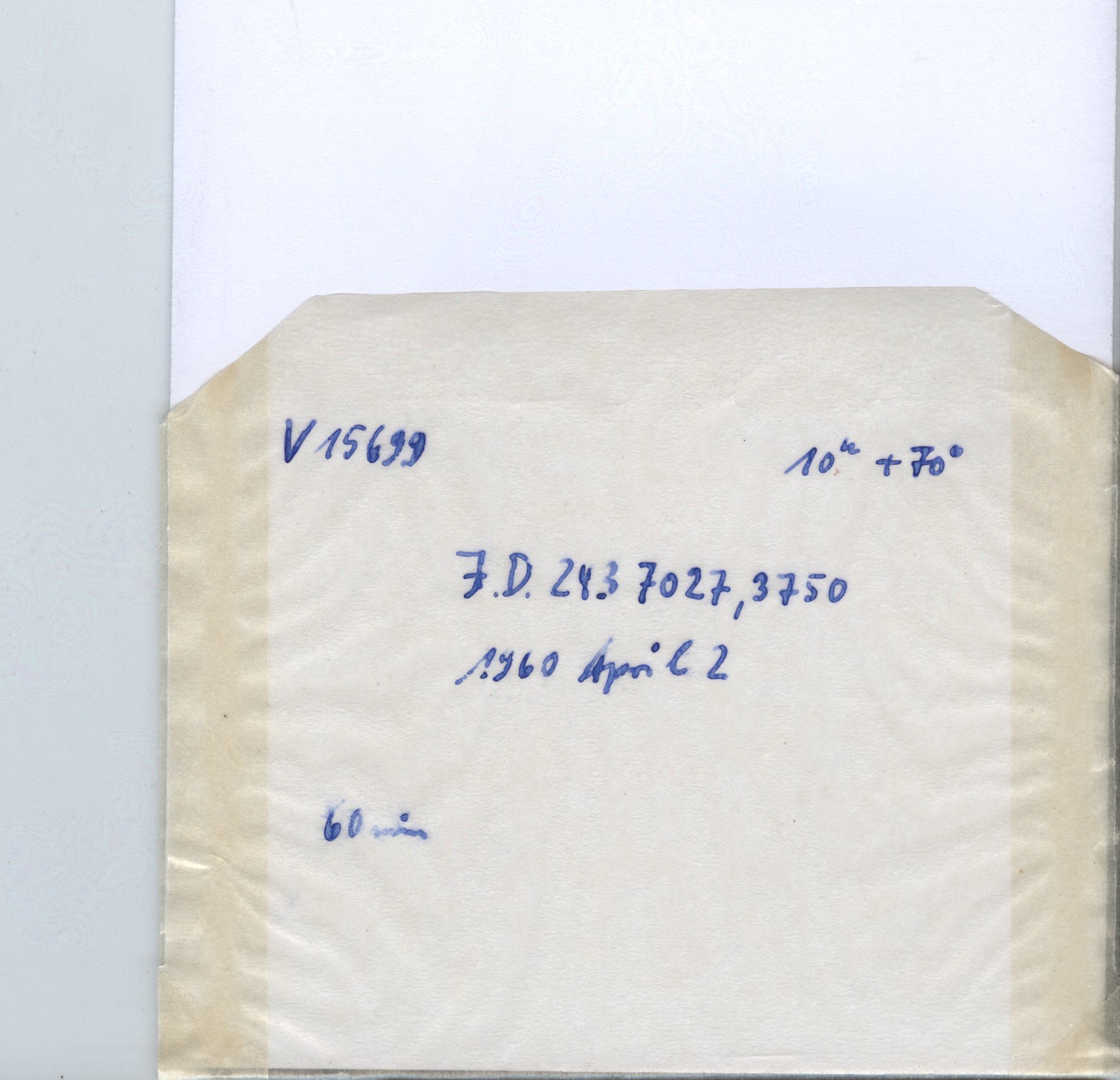 Plate envelope