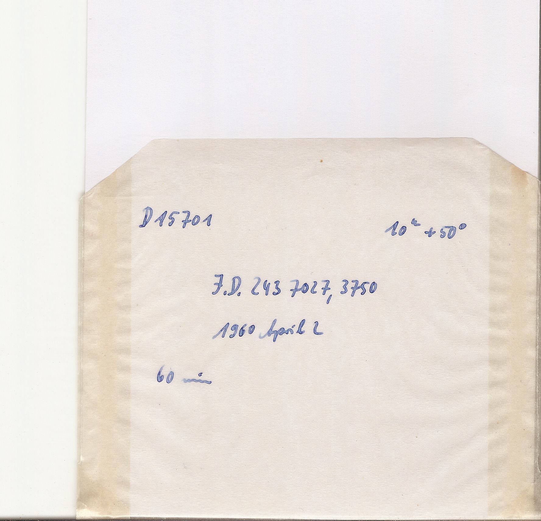 Plate envelope