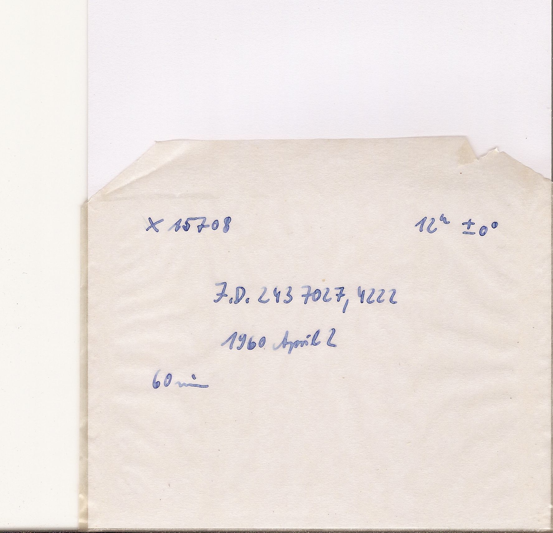 Plate envelope