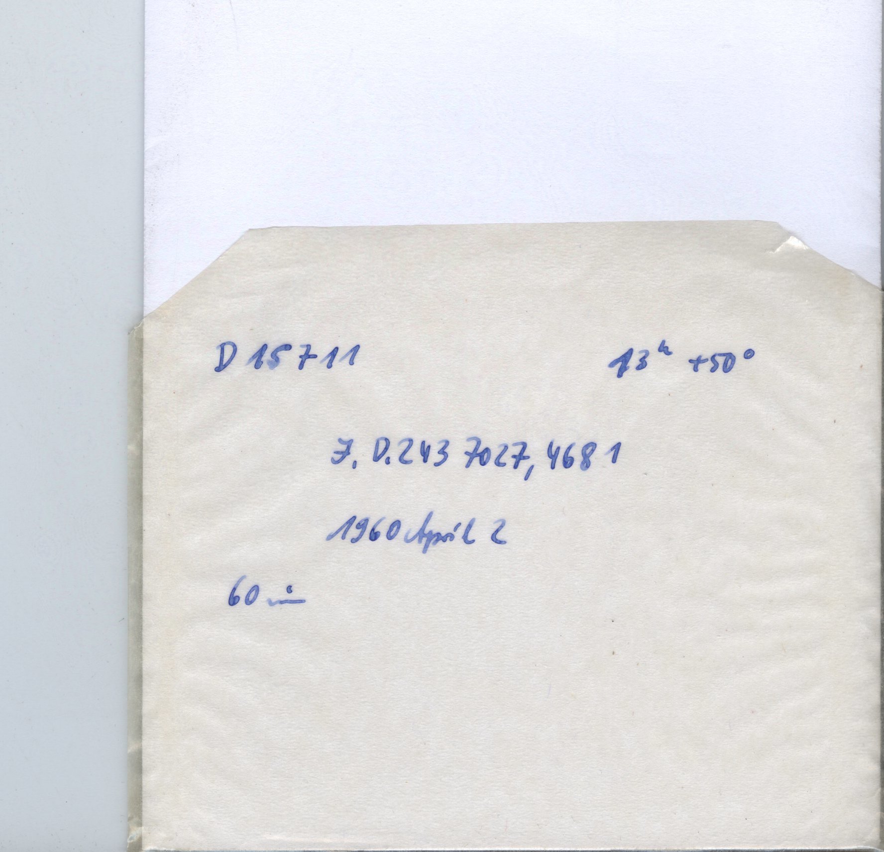 Plate envelope