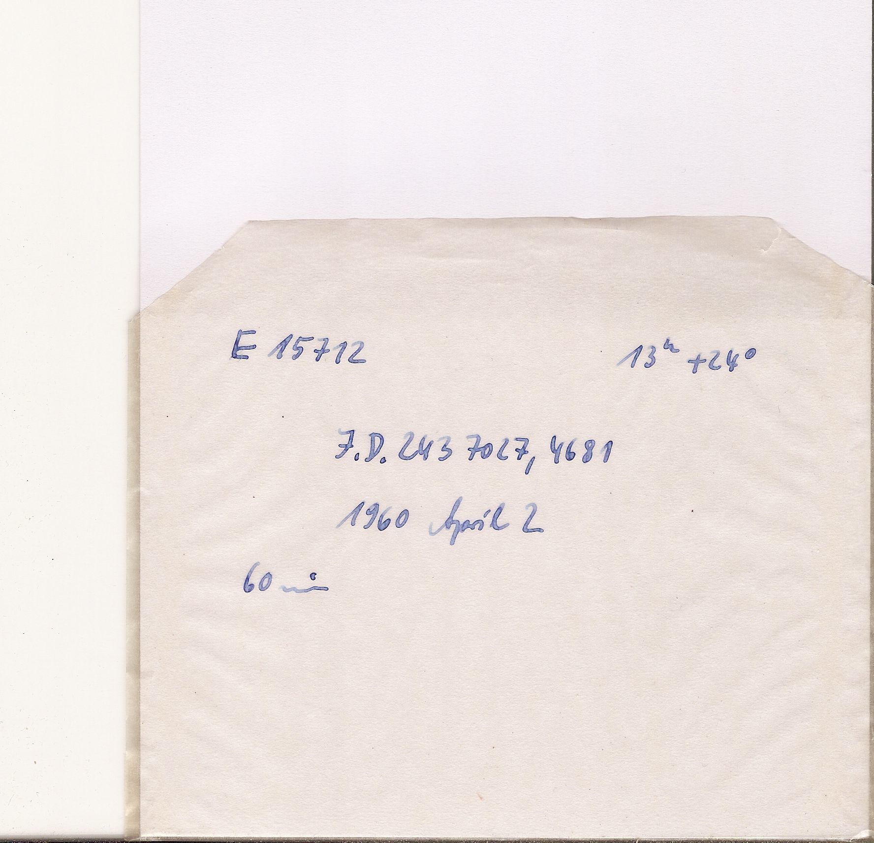 Plate envelope