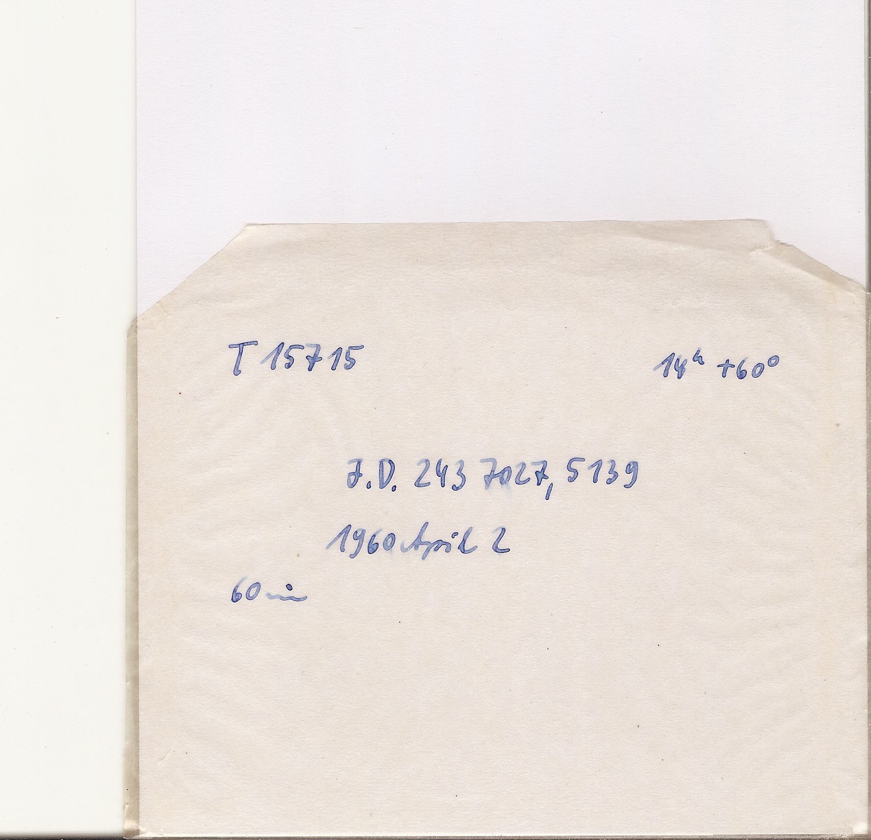 Plate envelope