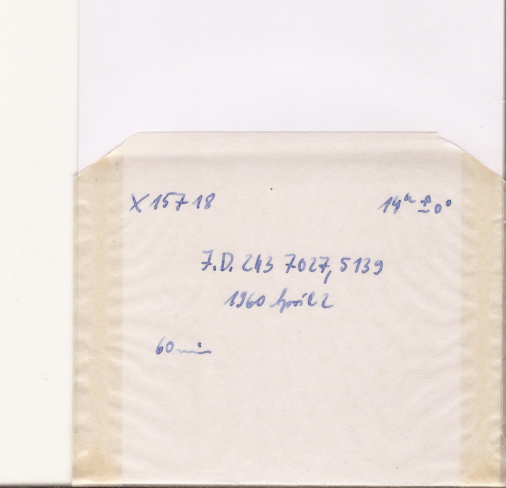 Plate envelope