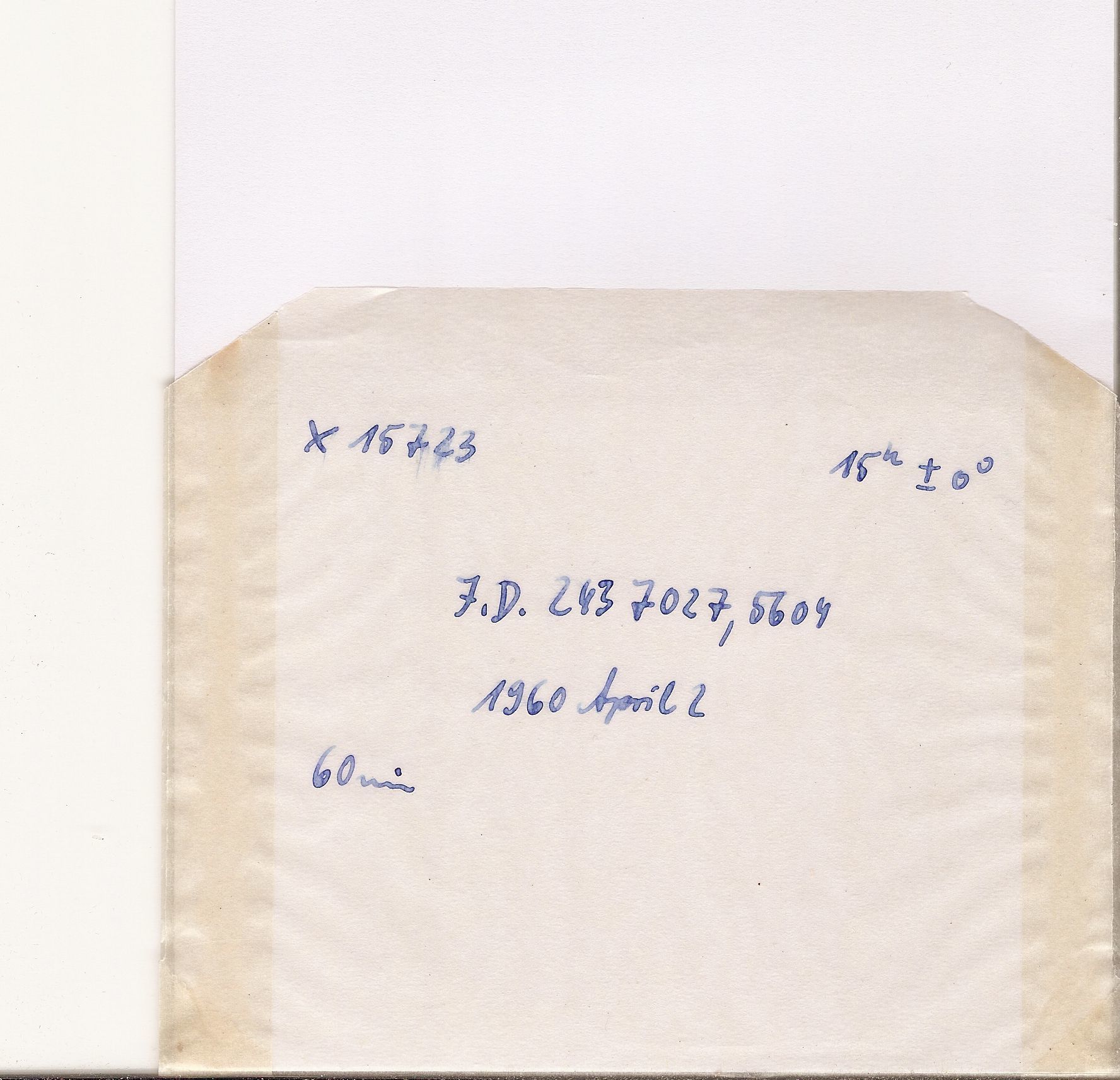 Plate envelope