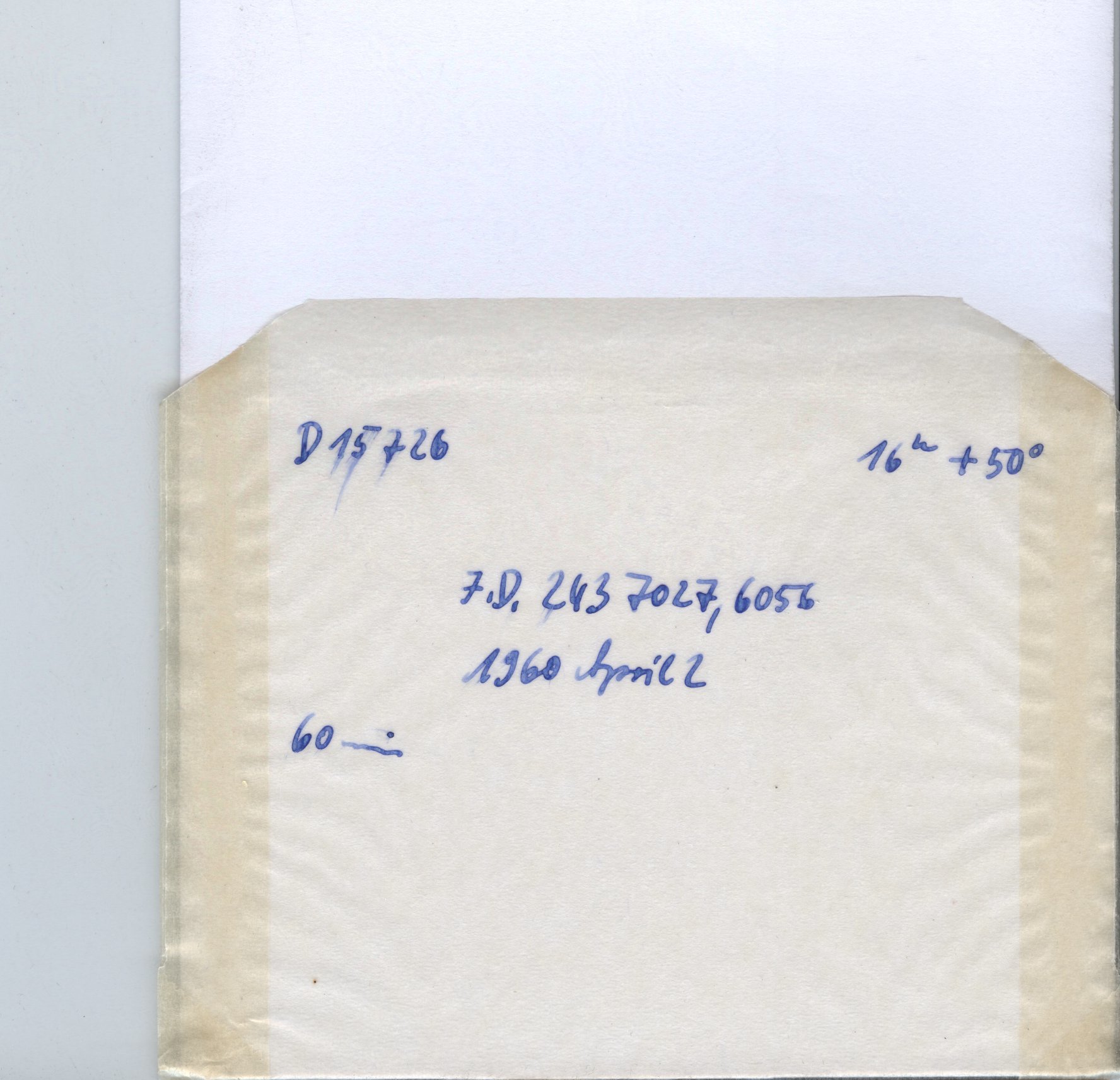 Plate envelope