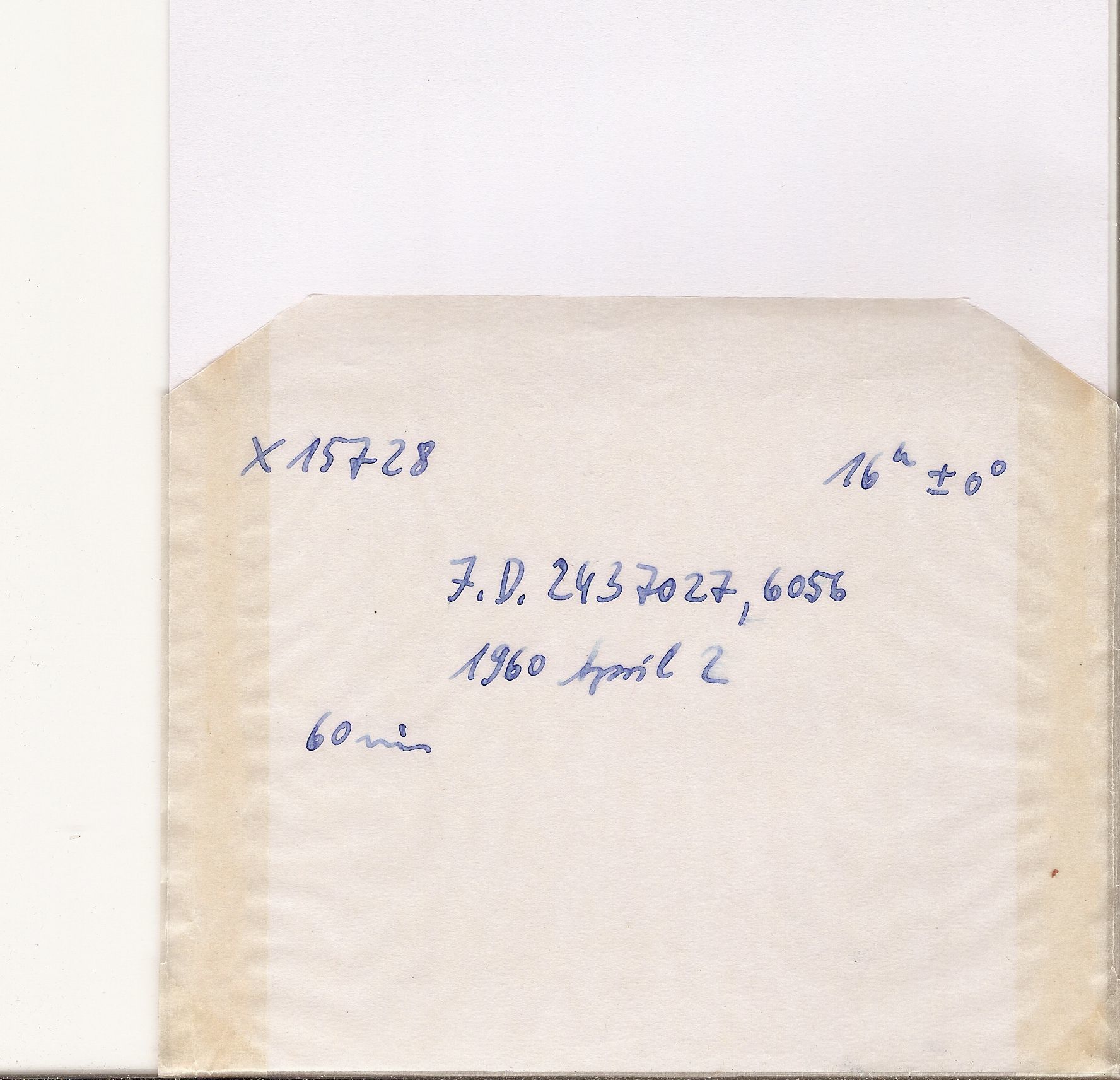 Plate envelope
