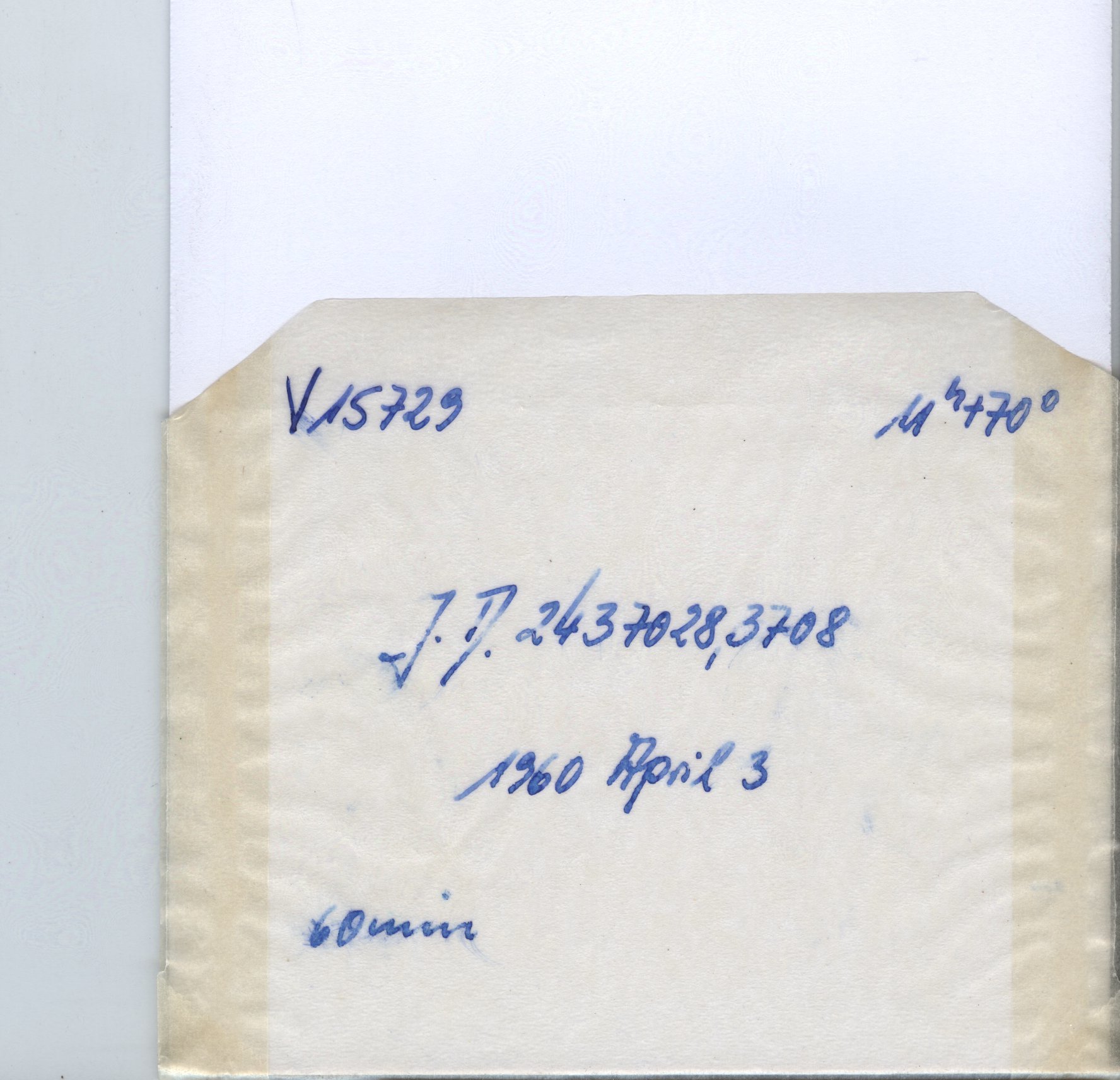 Plate envelope