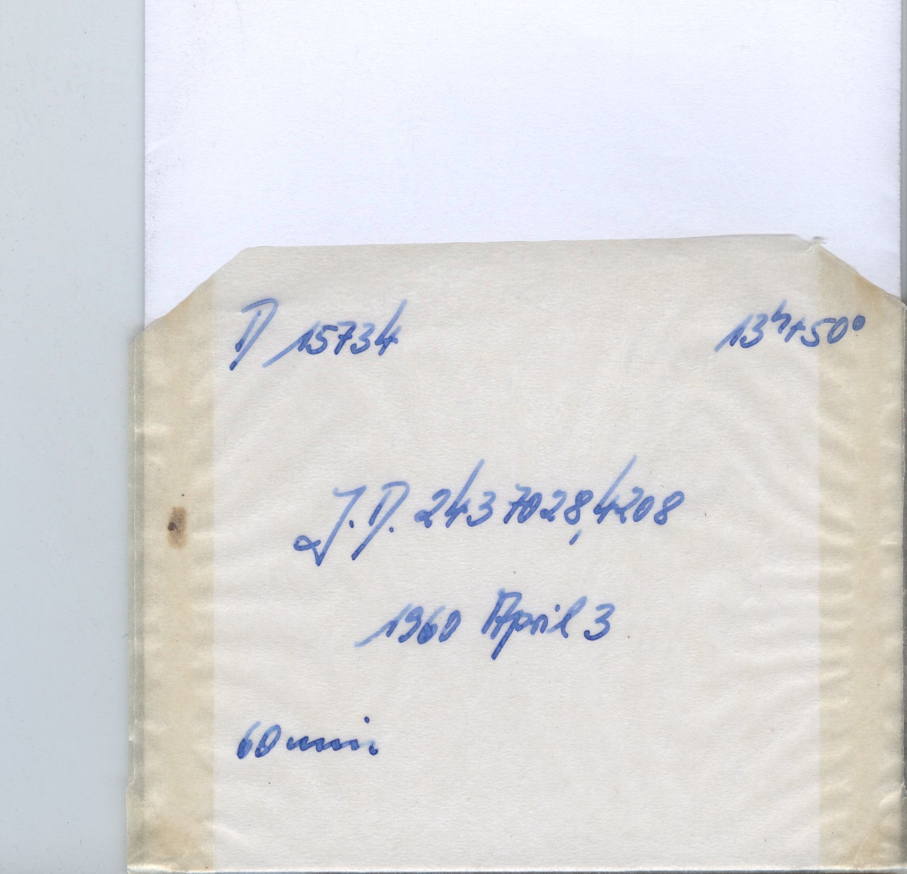 Plate envelope