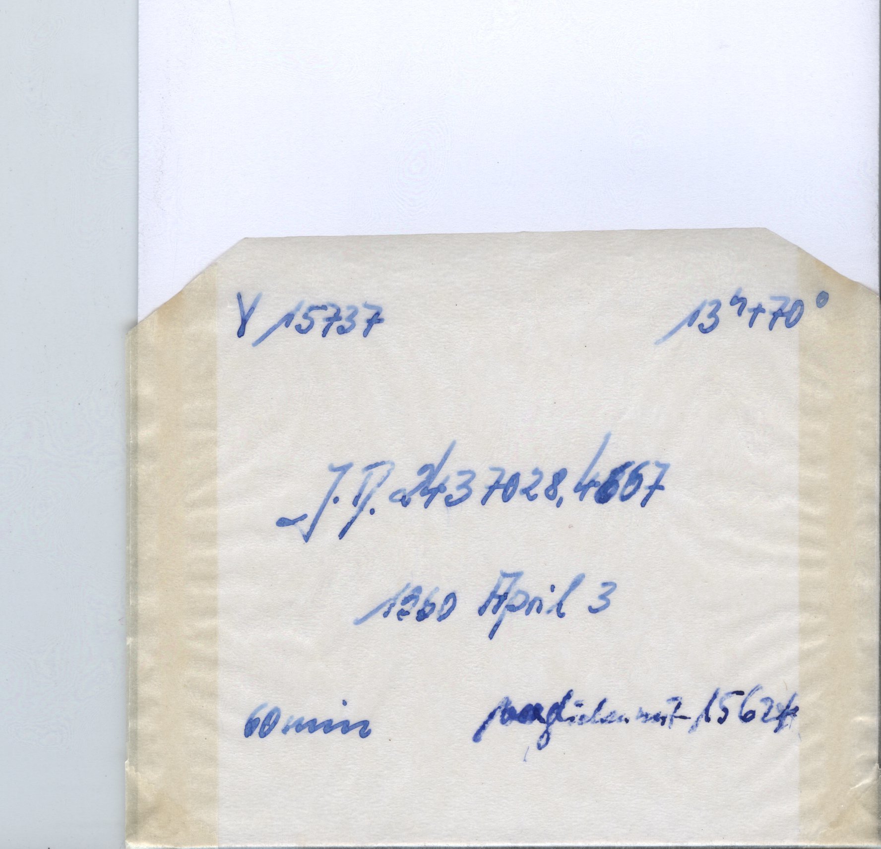 Plate envelope
