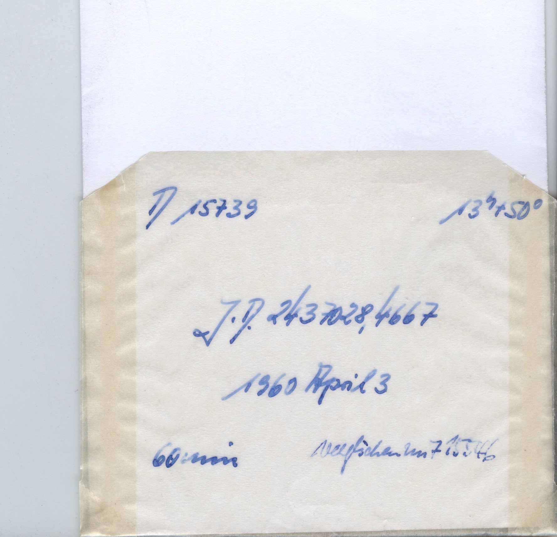Plate envelope