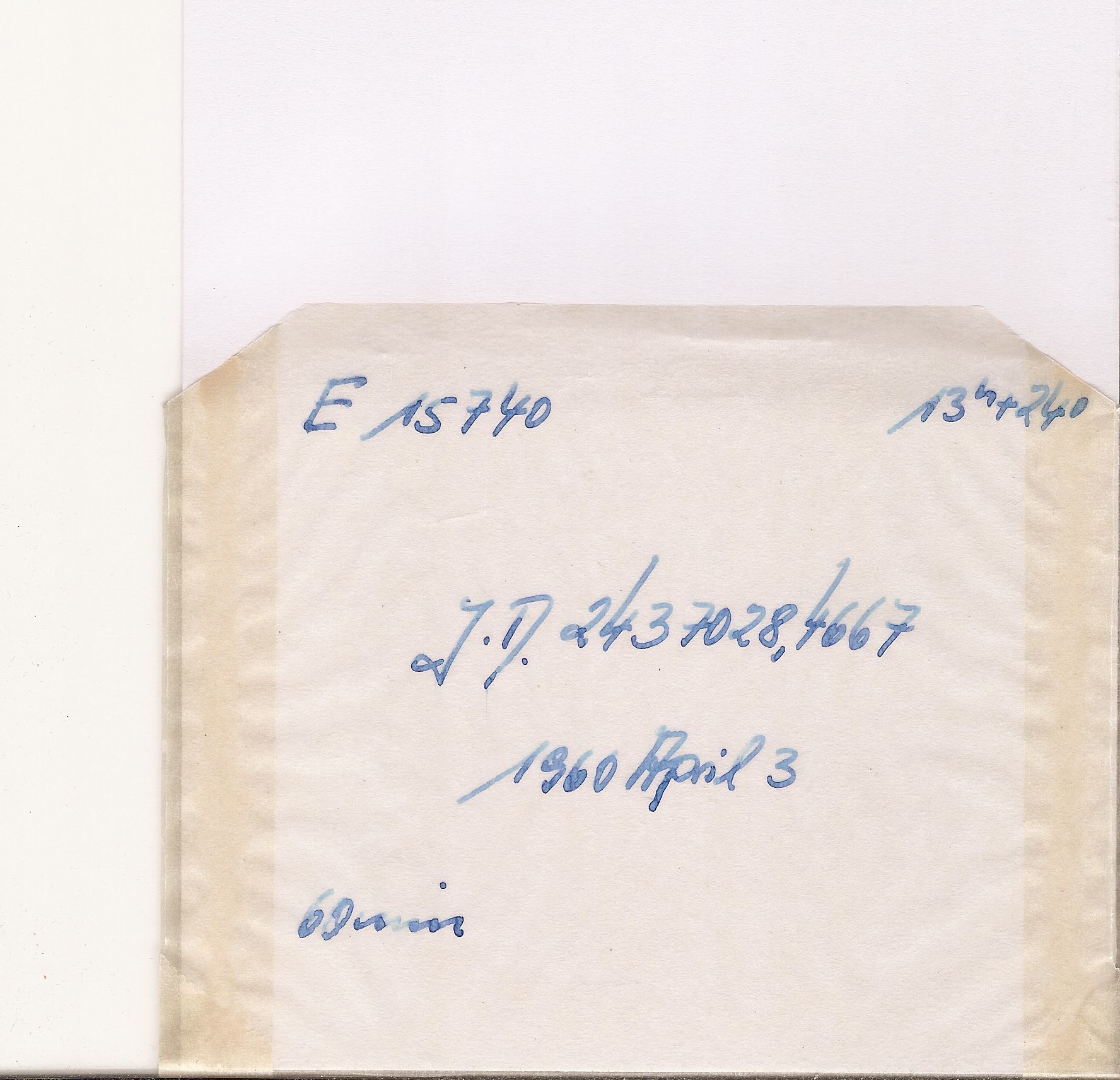 Plate envelope