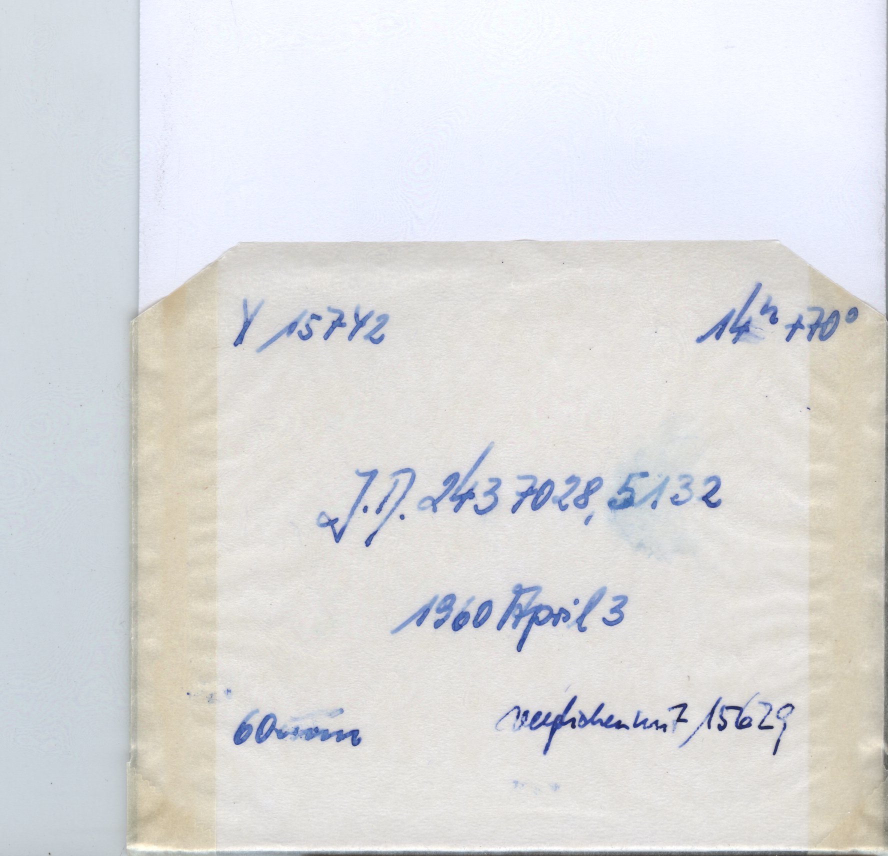 Plate envelope