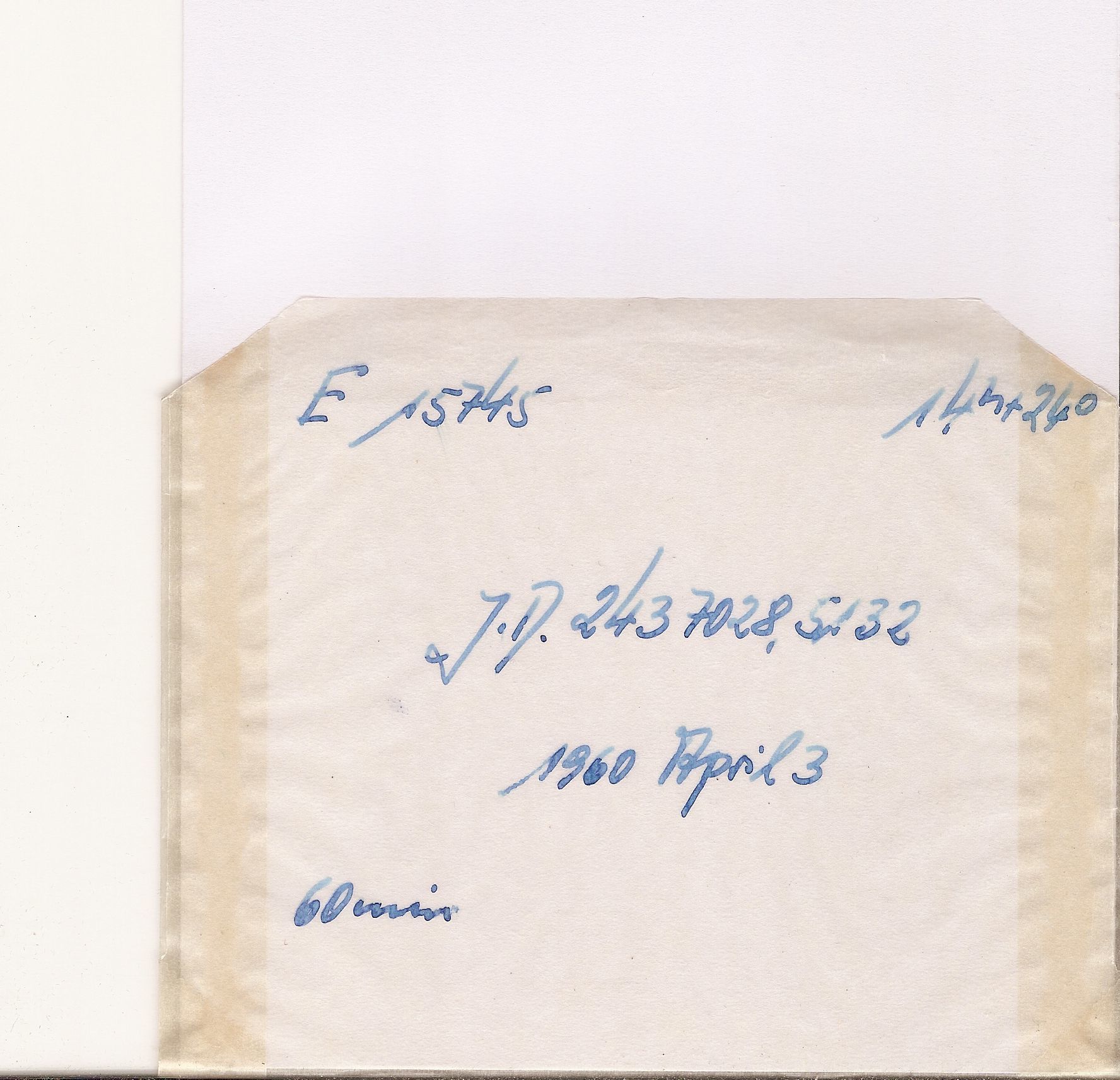 Plate envelope