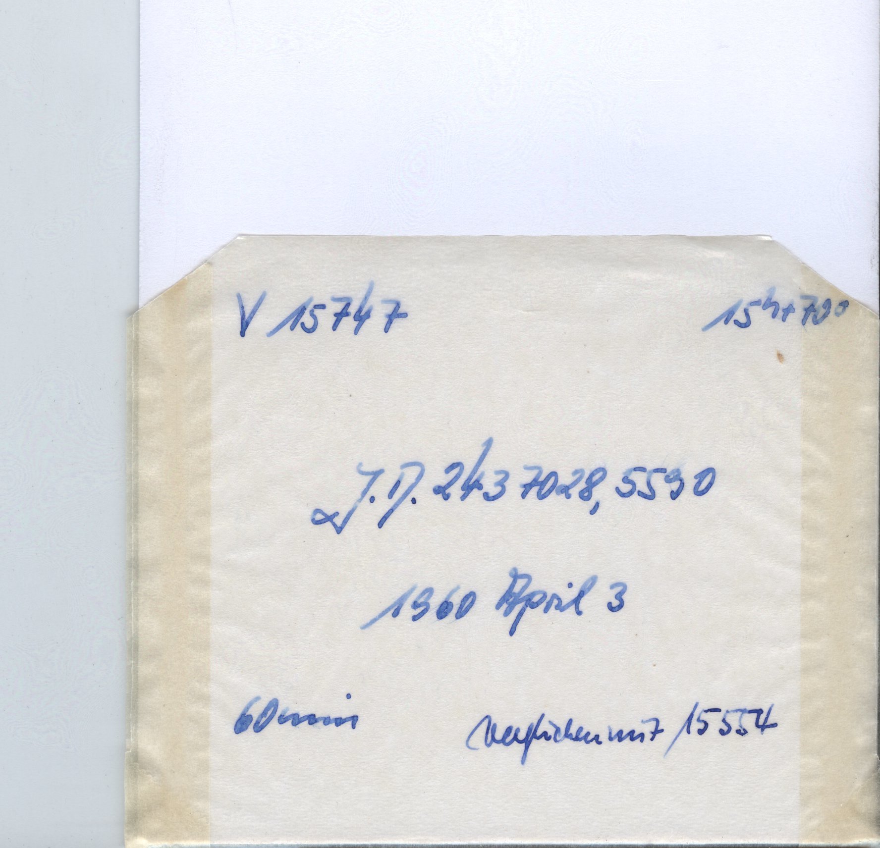 Plate envelope