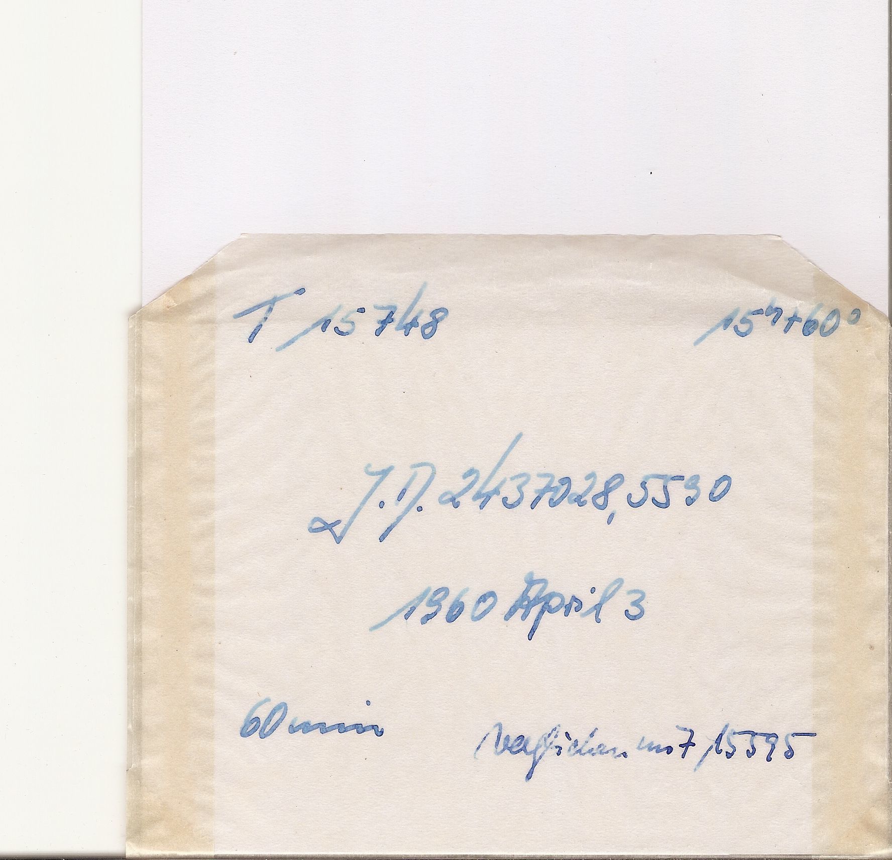 Plate envelope