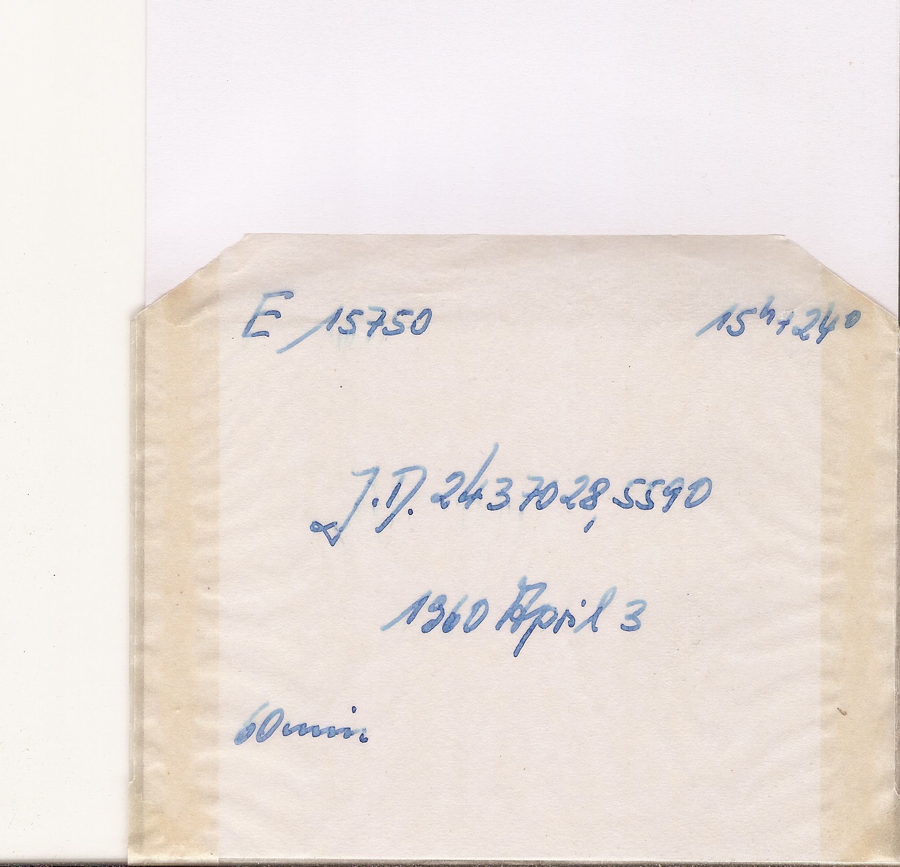 Plate envelope