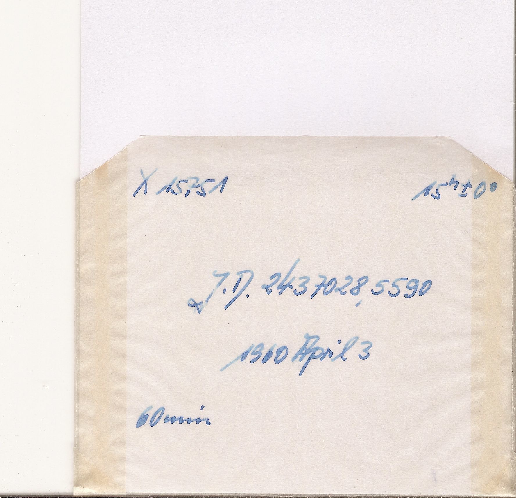 Plate envelope