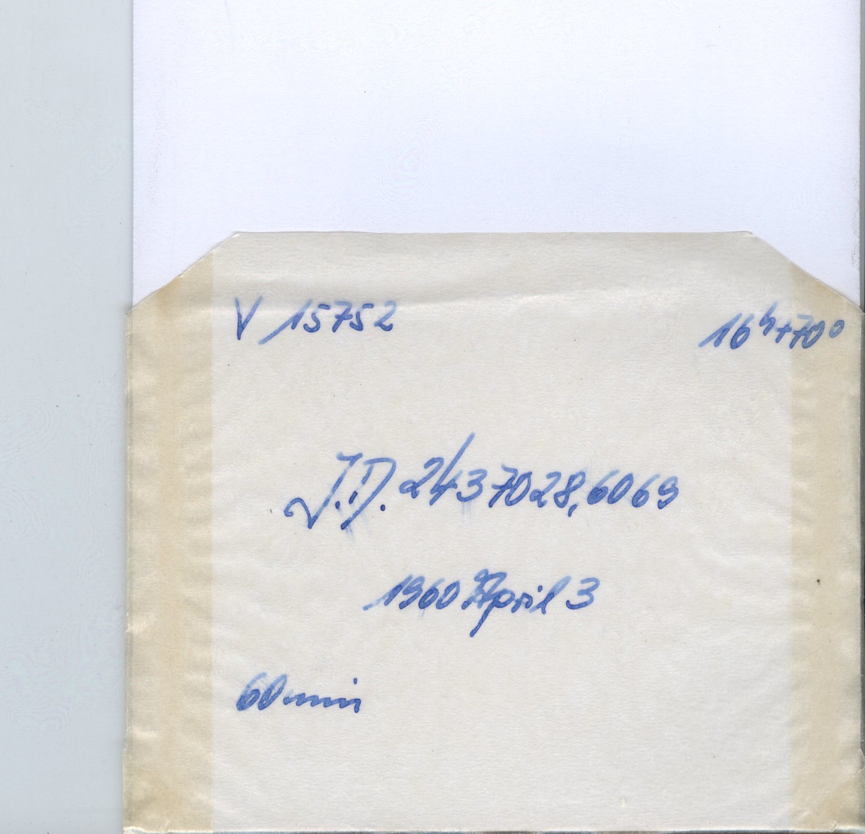 Plate envelope