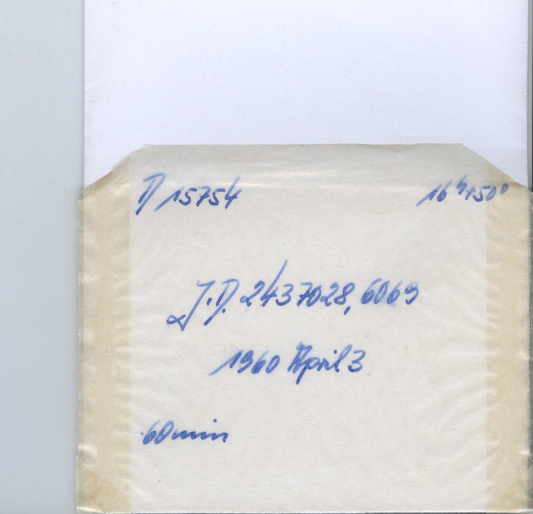 Plate envelope