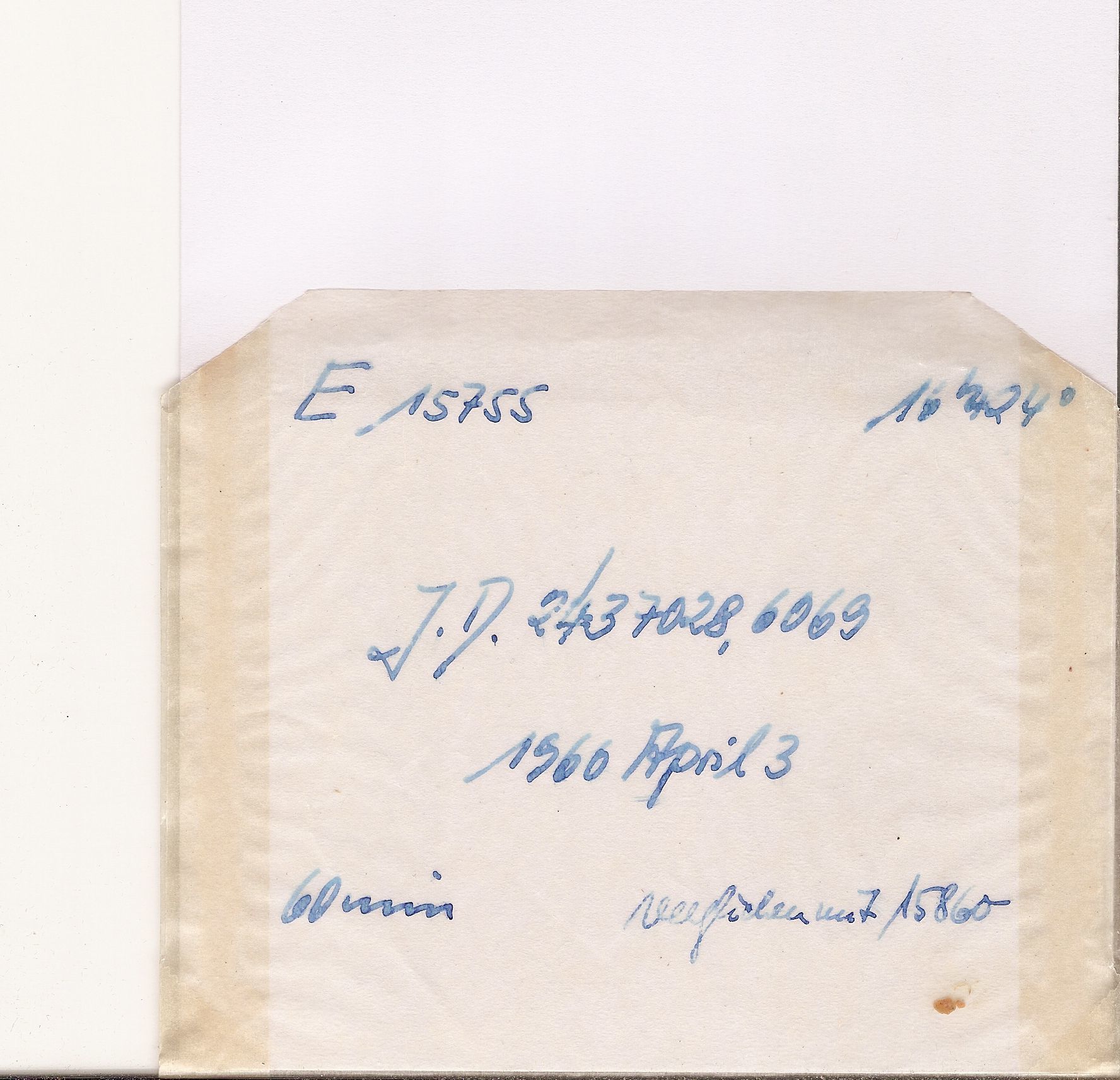 Plate envelope