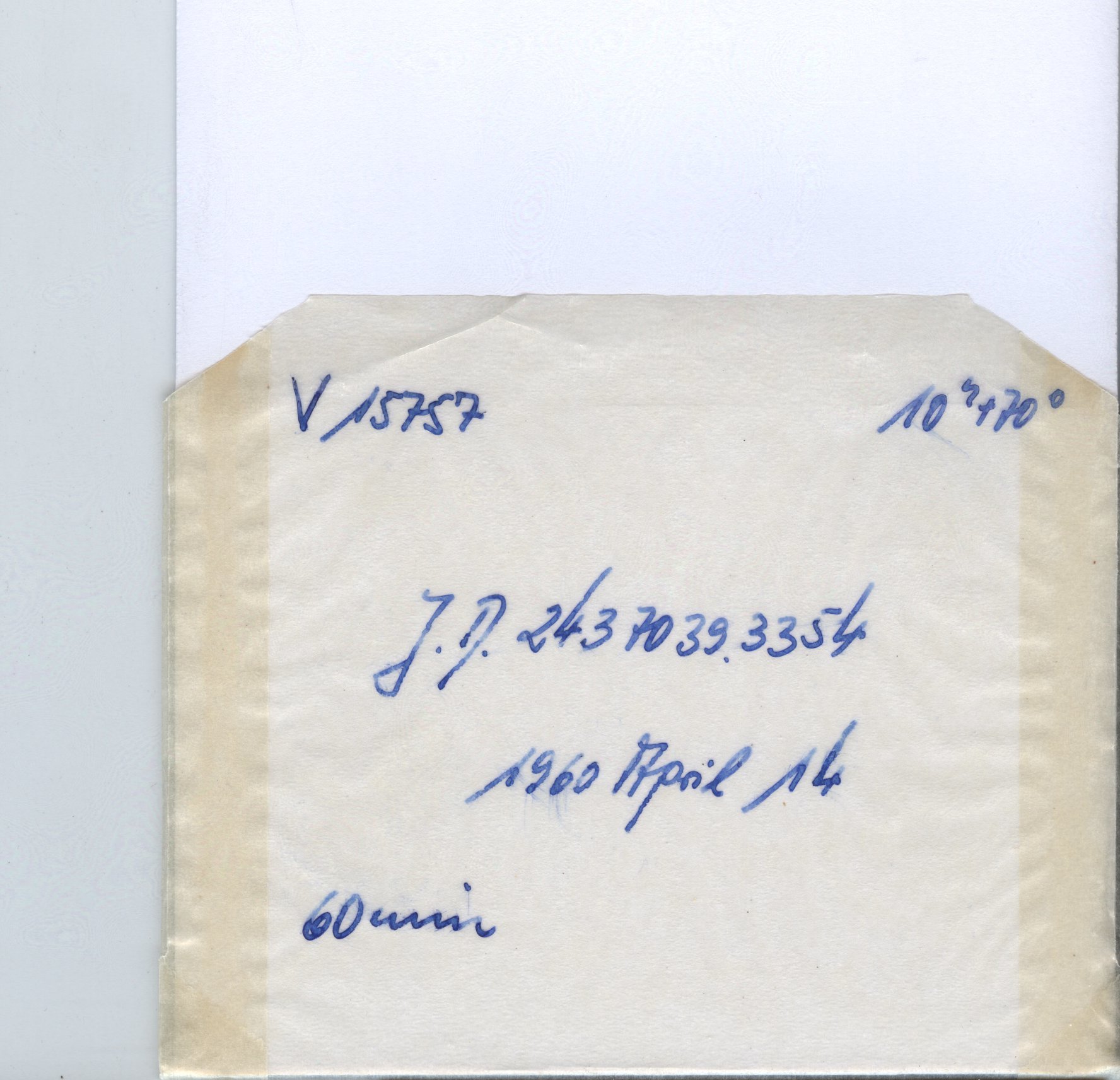 Plate envelope
