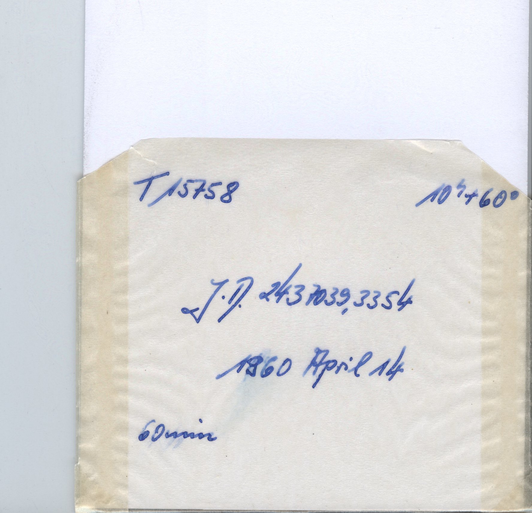 Plate envelope