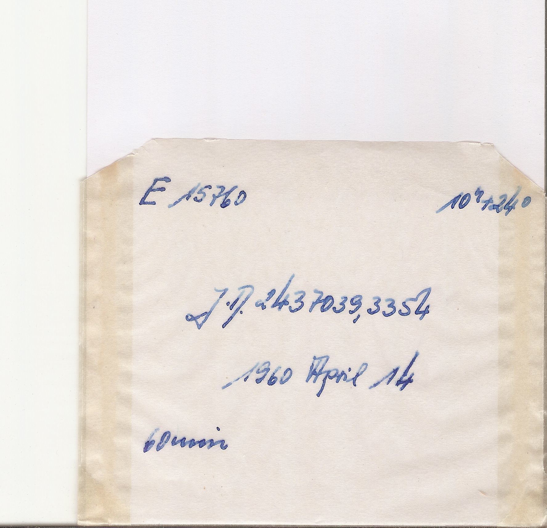 Plate envelope