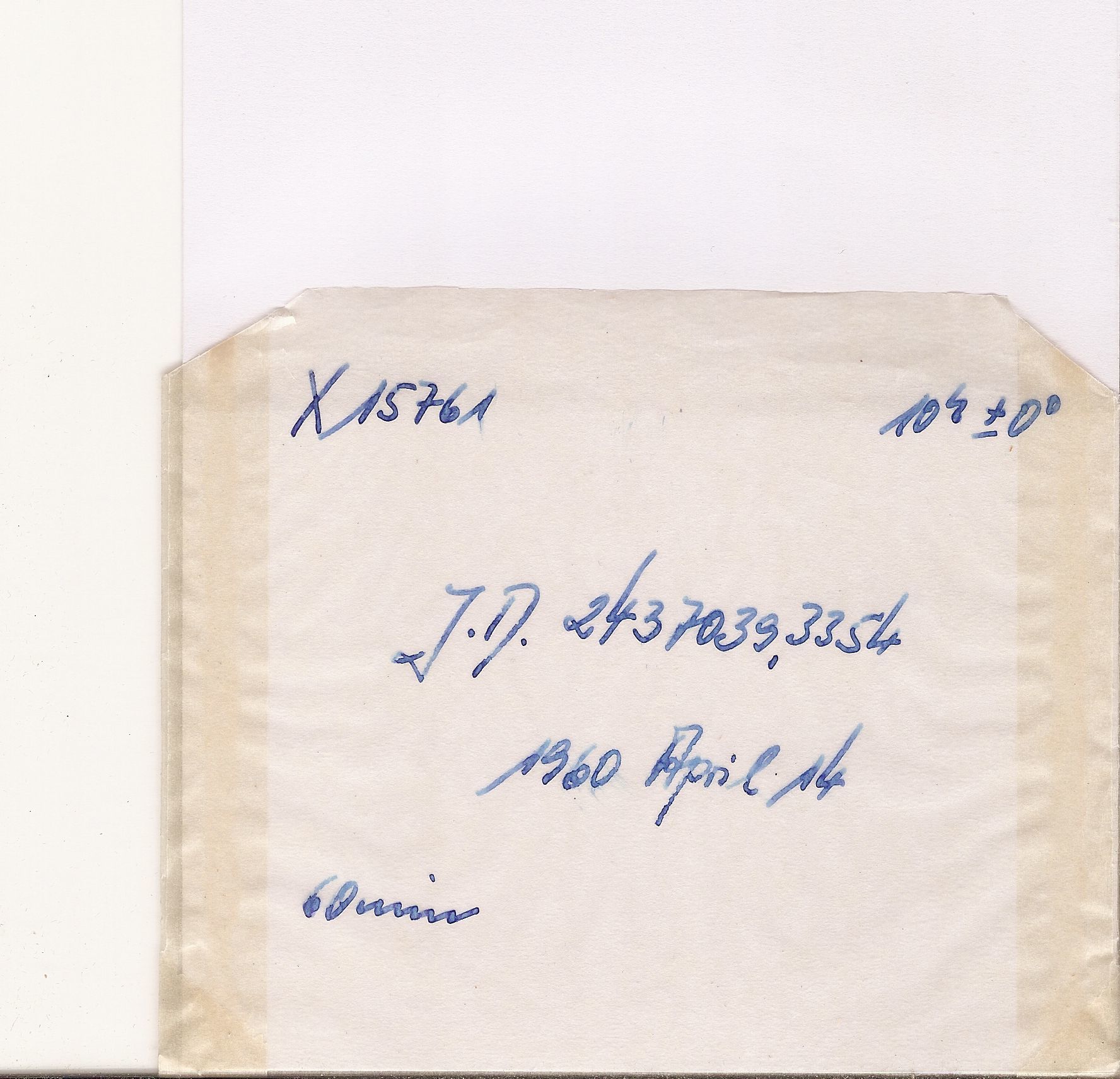 Plate envelope