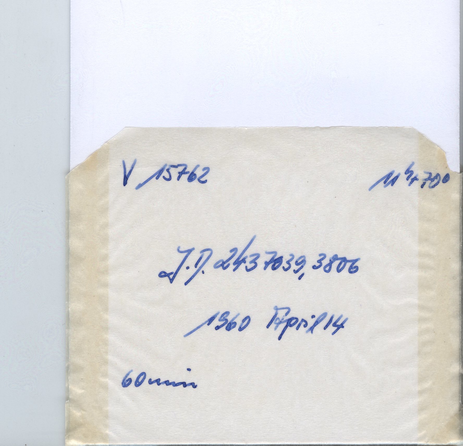 Plate envelope