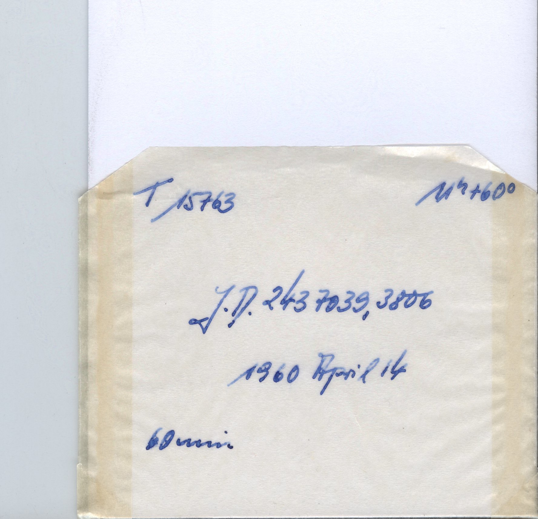 Plate envelope