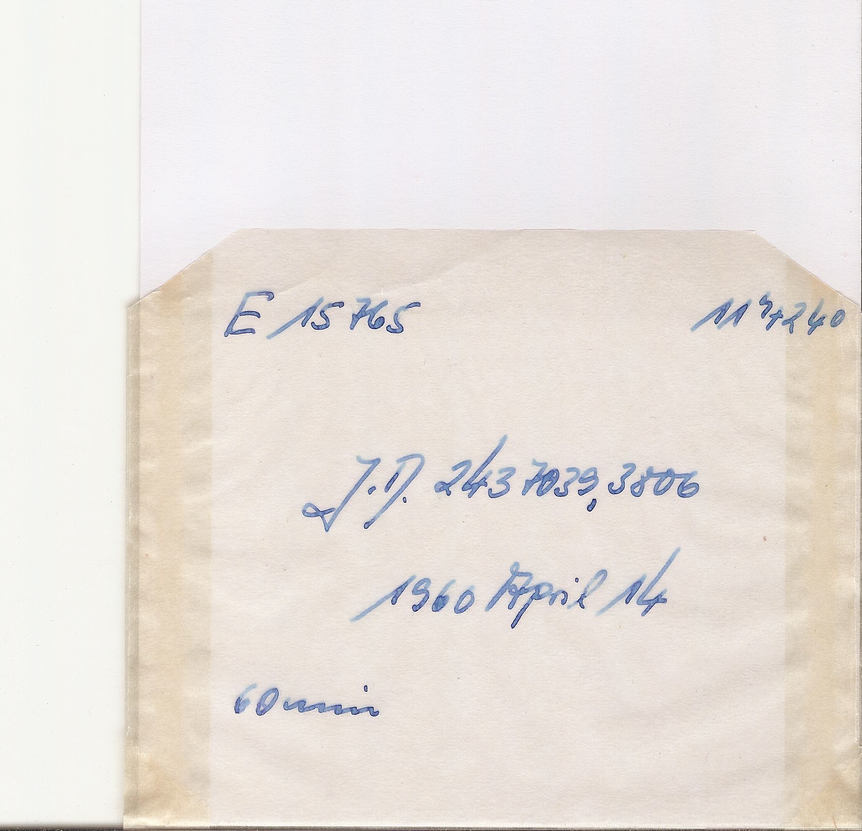Plate envelope