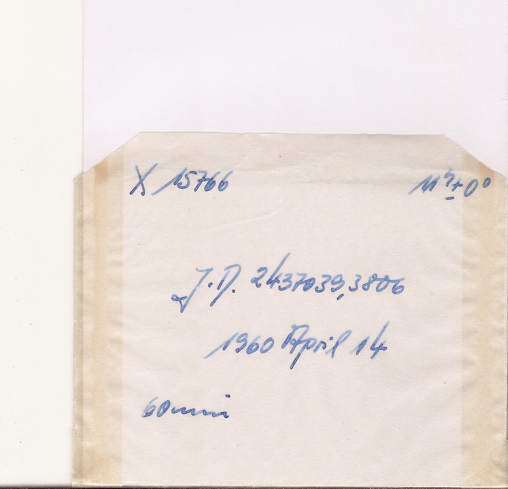 Plate envelope