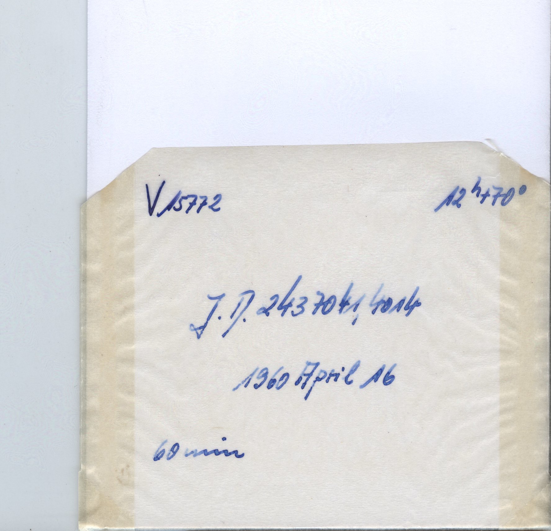 Plate envelope